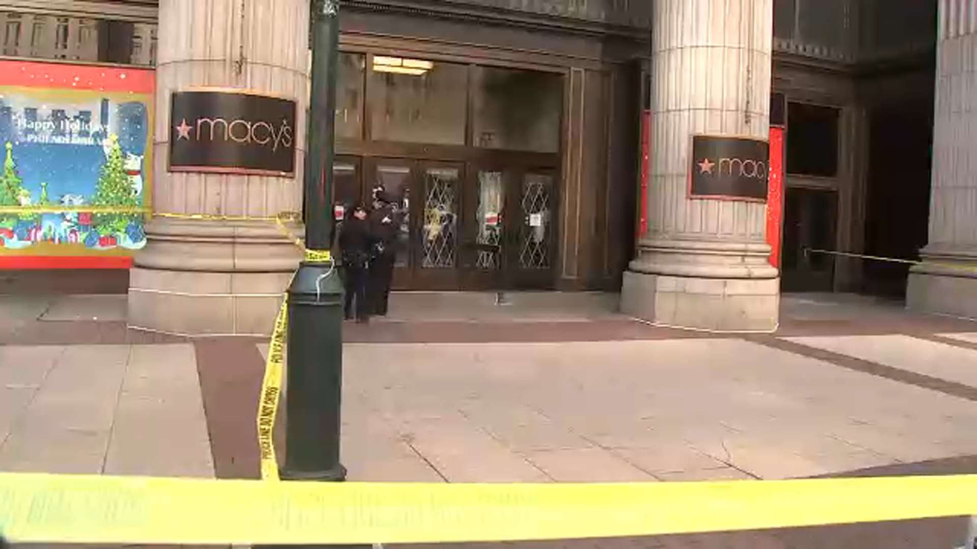 Macy’s Center City A man fatally stabs a 1 security guard at Center City Macy’s  and According to police also hurts another guard.